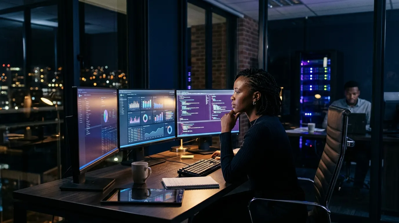 Automating Infrastructure Failover: Data Telemetry and LTE Degrade — generated editorial image