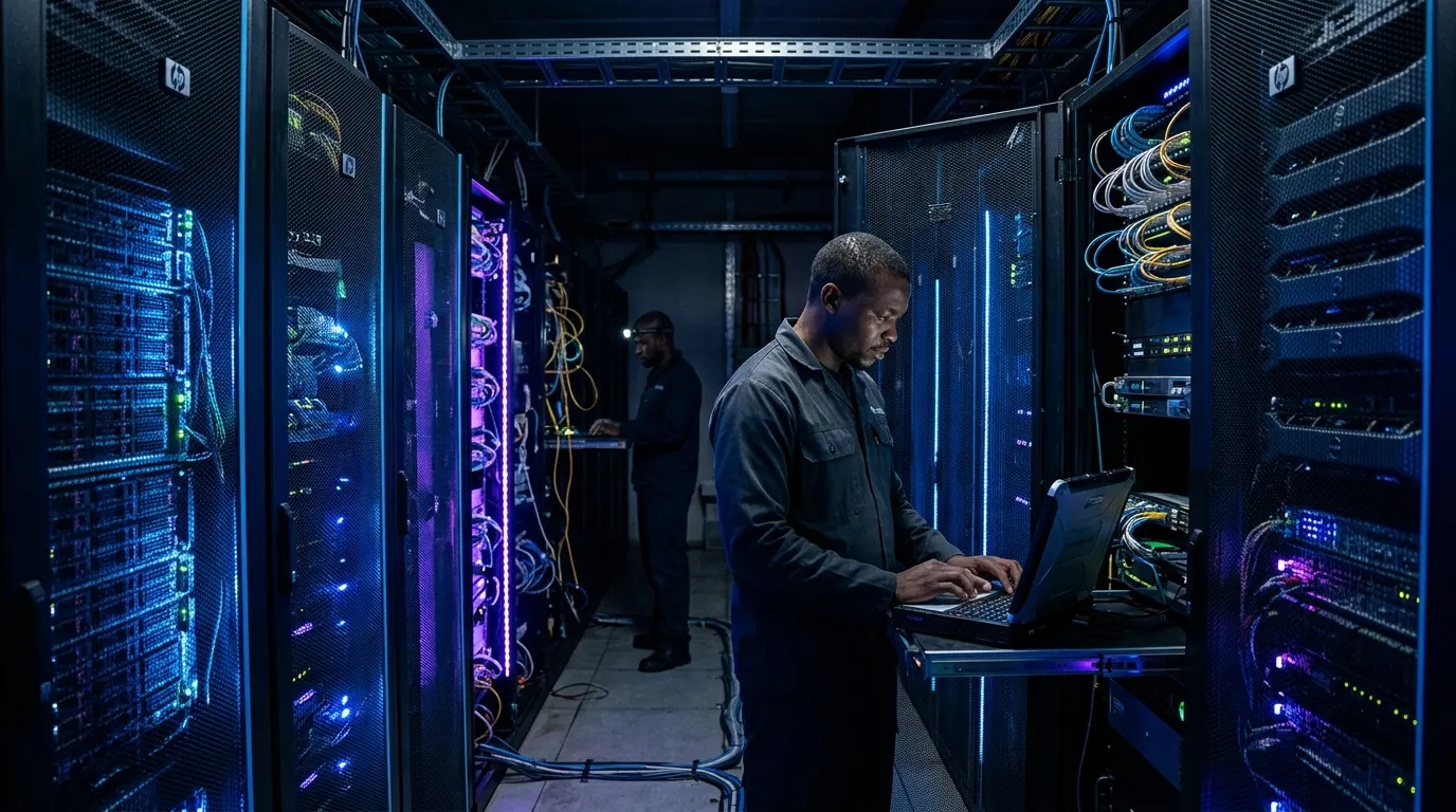Enterprise Cloud Hosting in South Africa: Proving Infrastructure — generated editorial image