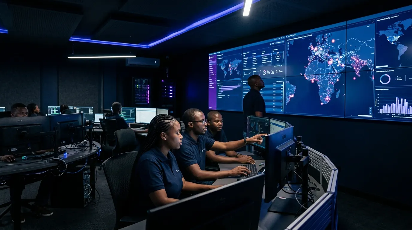 Keeping Security Visibility Active During Power Cuts: FortiGate Soc — generated editorial image