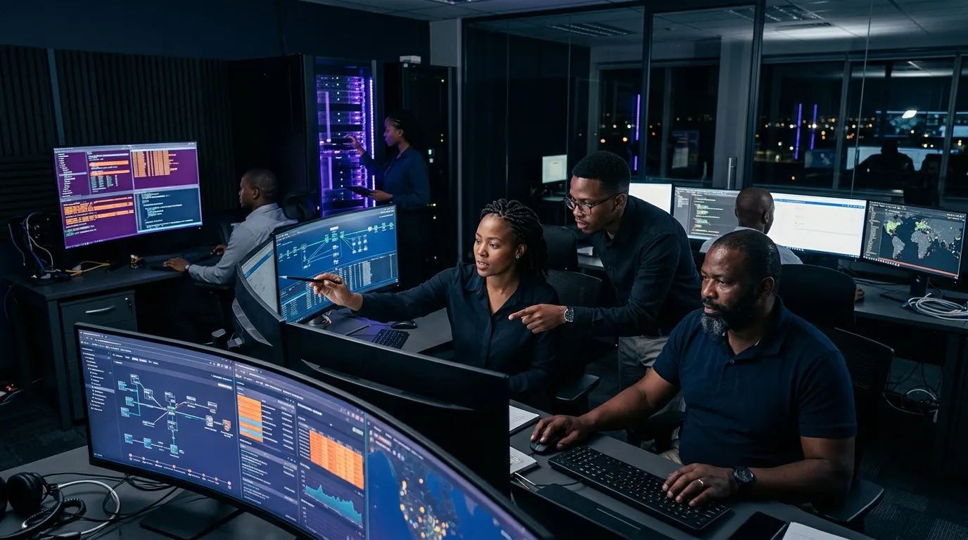 Replacing the Reception Desk Server: Modern Managed IT for Gauteng — generated editorial image